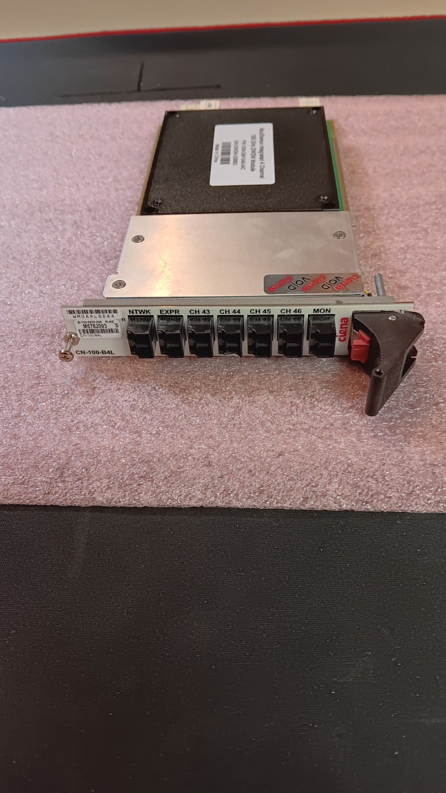CIENA, B-720-0020-028, WMOAALGEAA, CN4200 4-CH 100GHZ DWDM MODULE CN-100-C4L