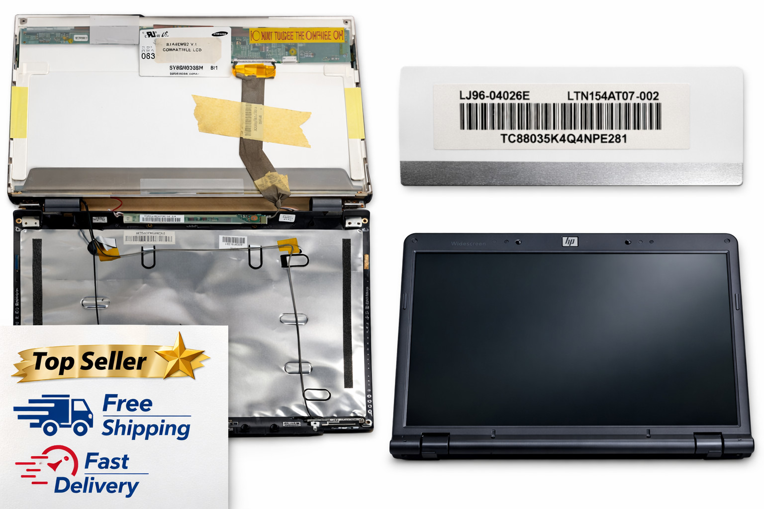 Samsung LTN154AT07-002 15.4" WXGA Laptop LCD Screen 1280x800 Glossy CCFL Panel