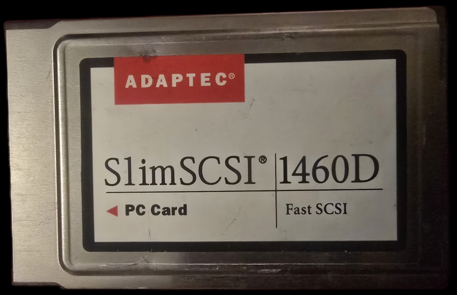 Adaptec SlimSCSI 1460D PCMCIA SCSI‑2 Laptop Adapter for External SCSI Devices