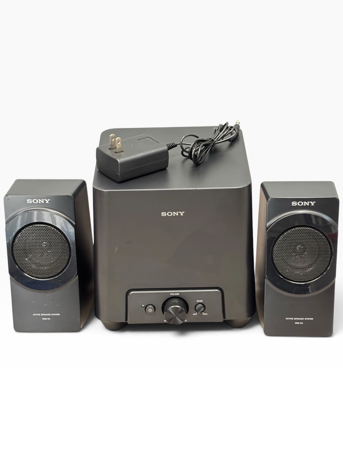 Sony SRS-D4 Computer 2.1 Active Speaker System & Subwoofer 27W Bass Boost