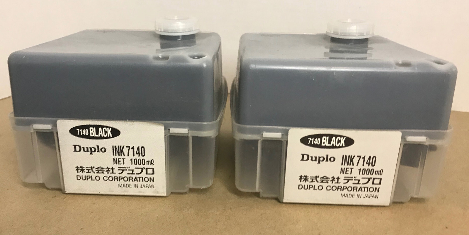 7140 DUPLO DP 63P 63S INK BLACK CARTRIDGES - 2 COUNT - BRAND NEW