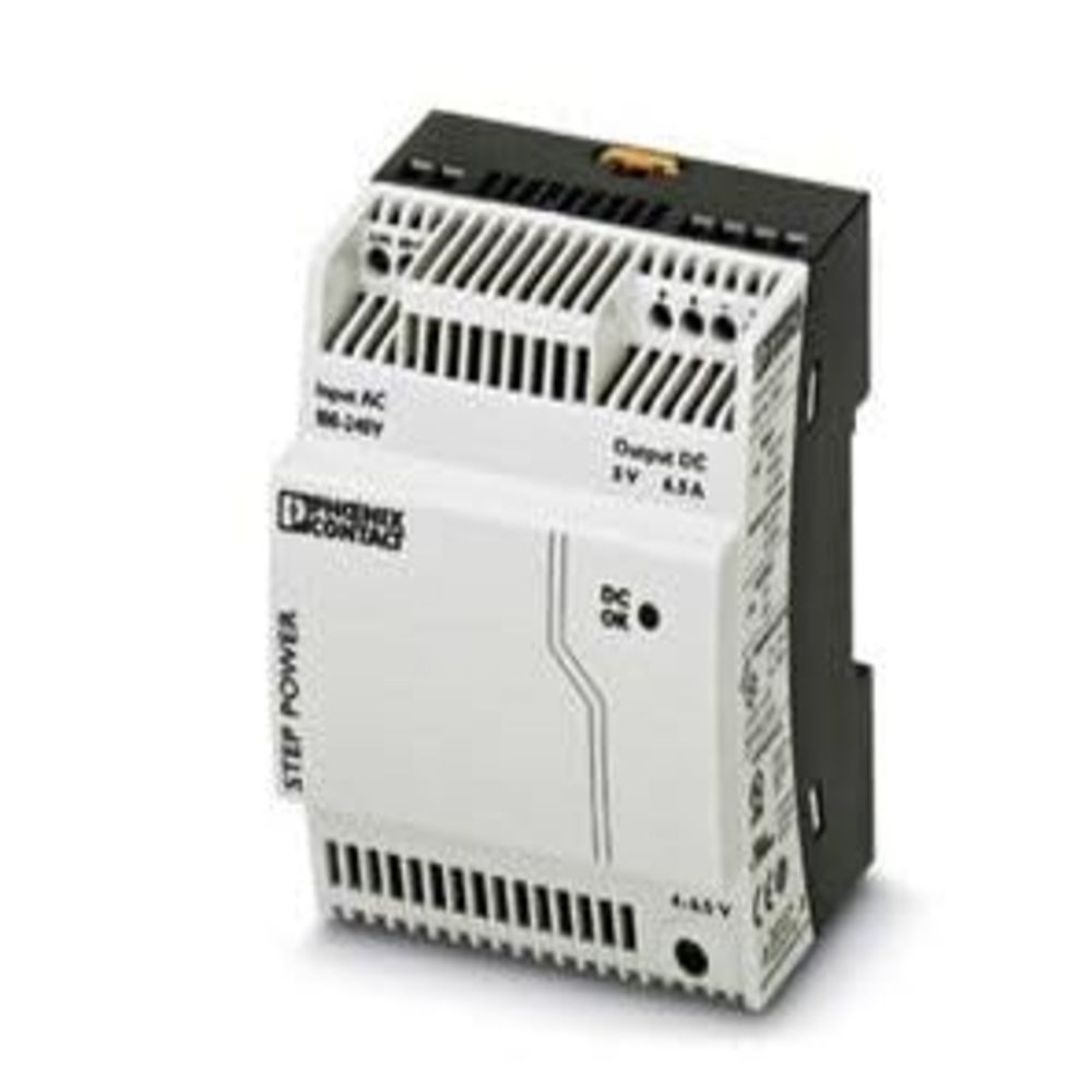 PHOENIX CONTACT Step-PS/ 1AC/ 5DC/6.5 41.1 W DIN Rail Mount Input / 6.5-11.5 AMP