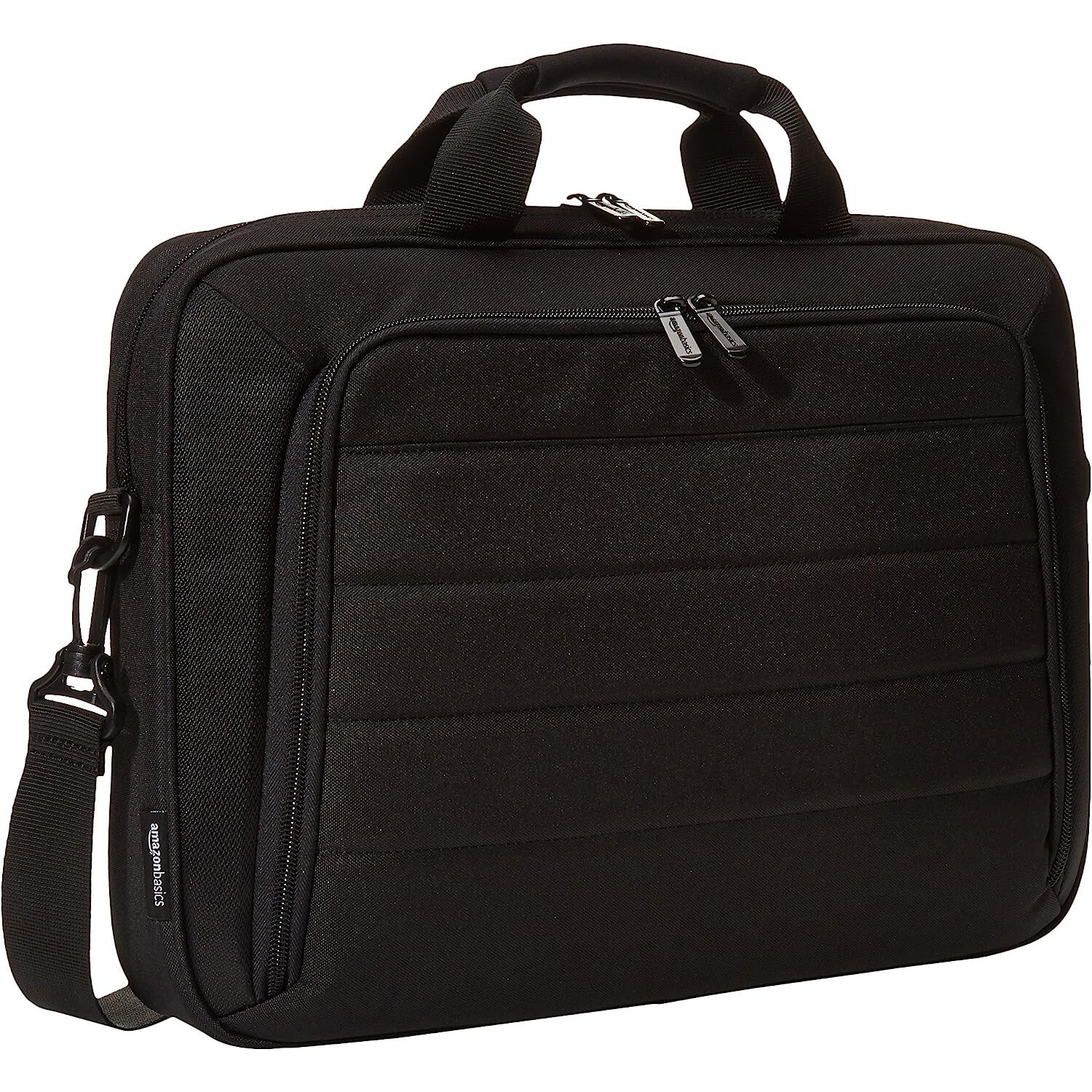 Amazon Basics 15.6" Laptop Bag Briefcase Black Shoulder Carry Case