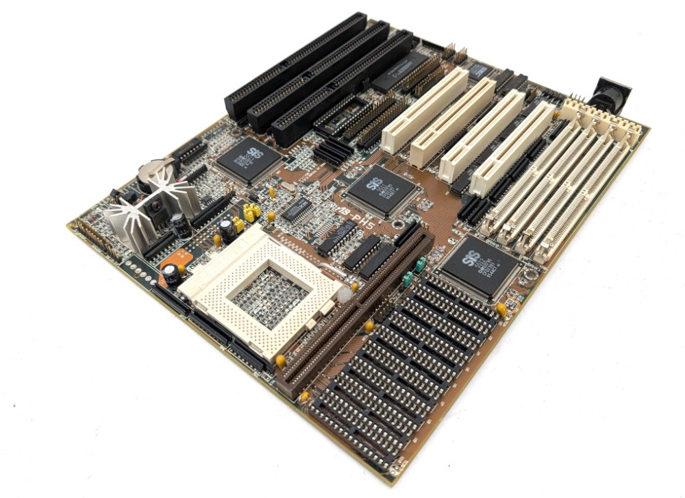 Untested ABIT AB-PH5 Motherboard Socket Socket 7 Vintage Retro ISA PCI ISA SIMM