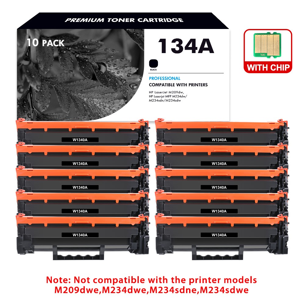 10PK W1340A Chip-Installed Toner for HP LaserJet M209 MFP M234sdw M234dw M234sdn