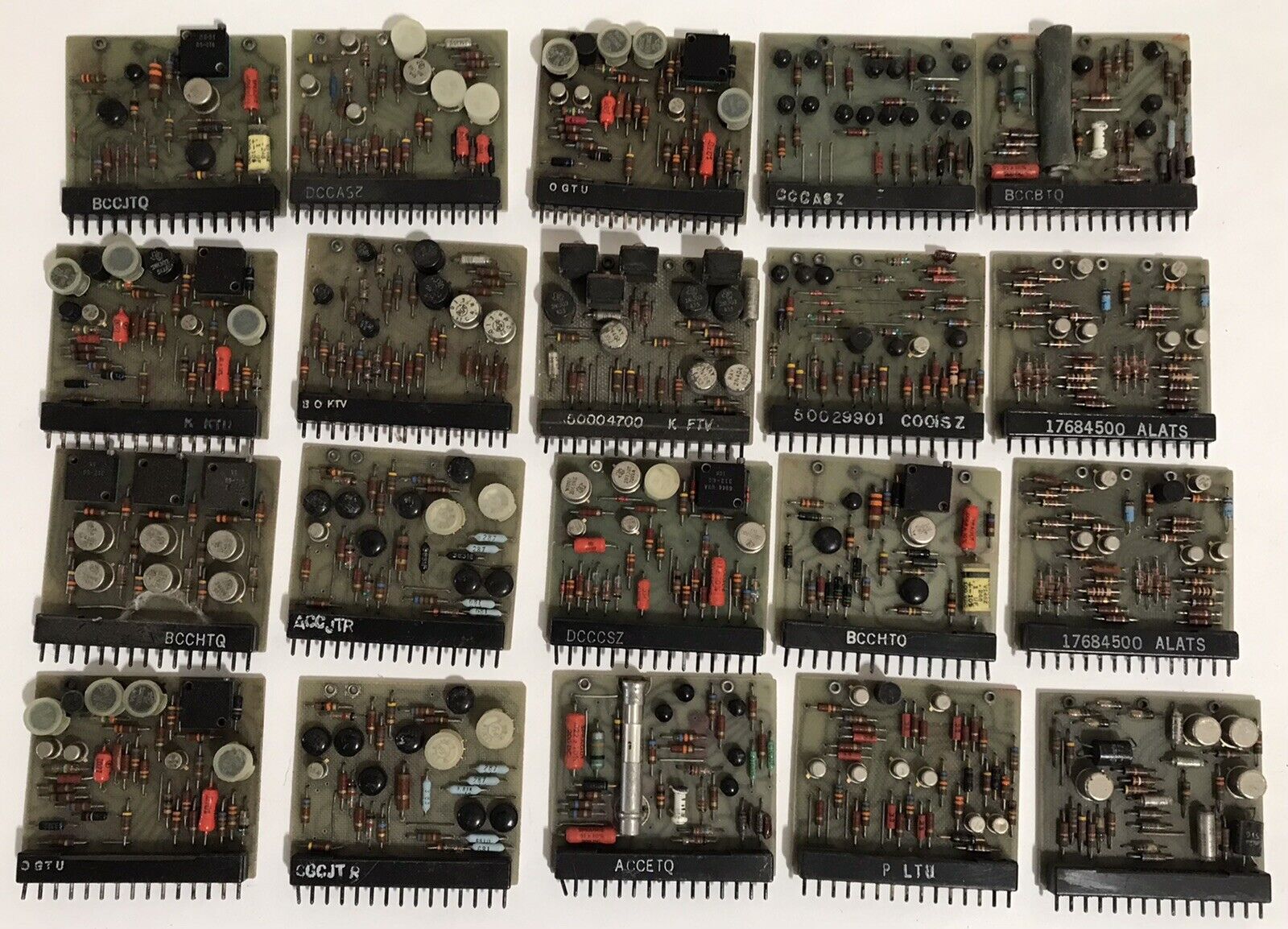 20 Lot Vintage Control Data CDC Computer Transistor Circuit Board Rare