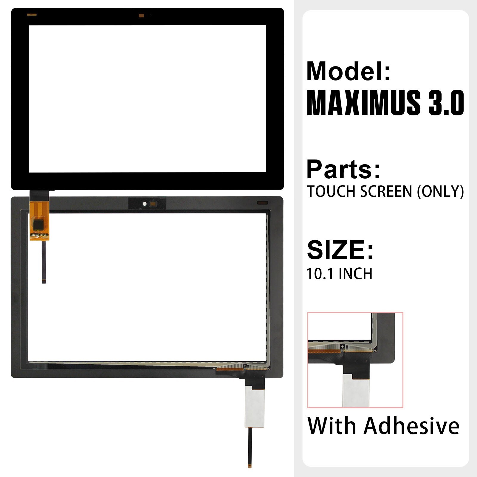 New Touch Screen Display Digitizer Replacement For MATCO TOOLS MAXIMUS 3.0 / 4.0