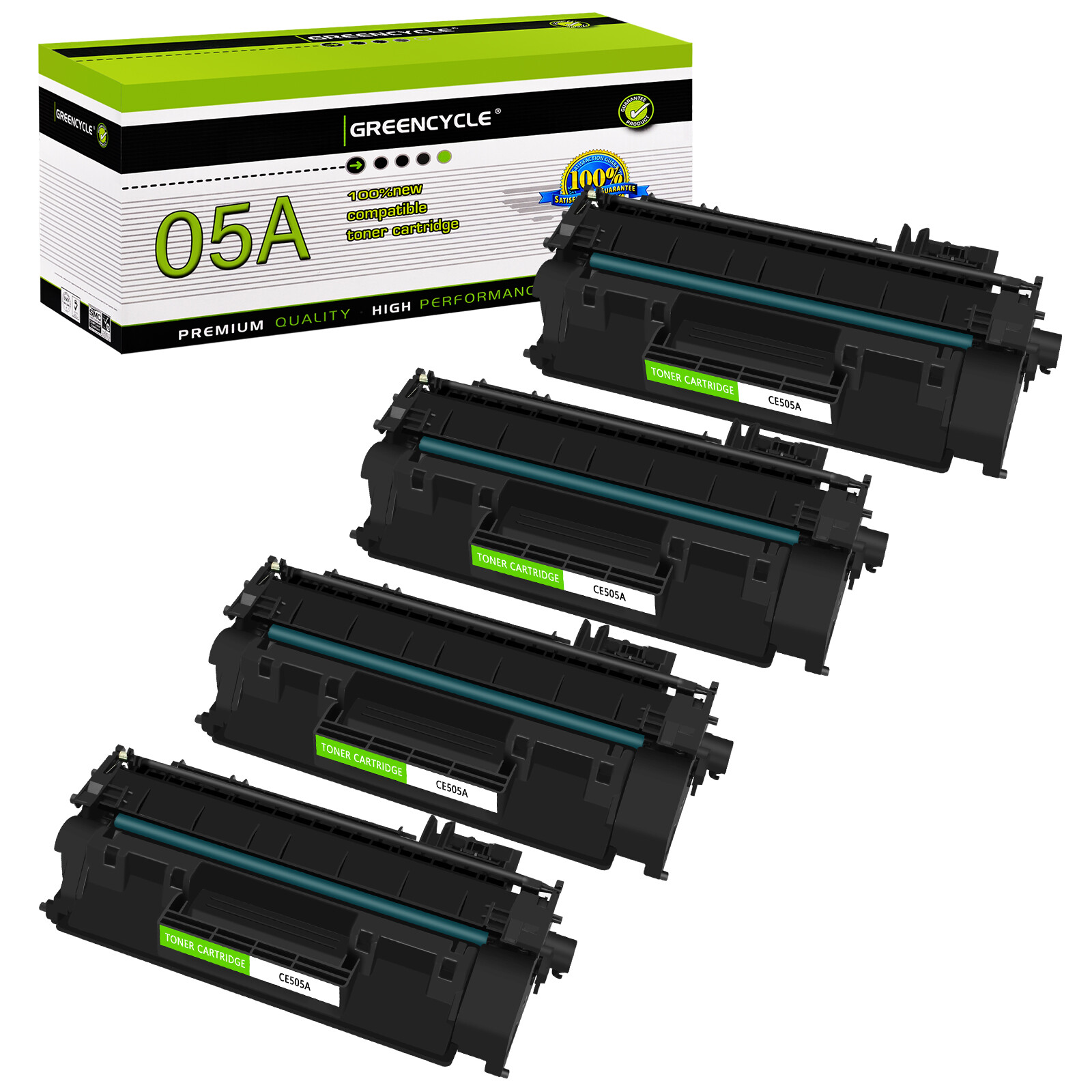 CE505A High Yield Toner Cartridge For HP 05A LaserJet P2035 P2035N P2055DN P2050