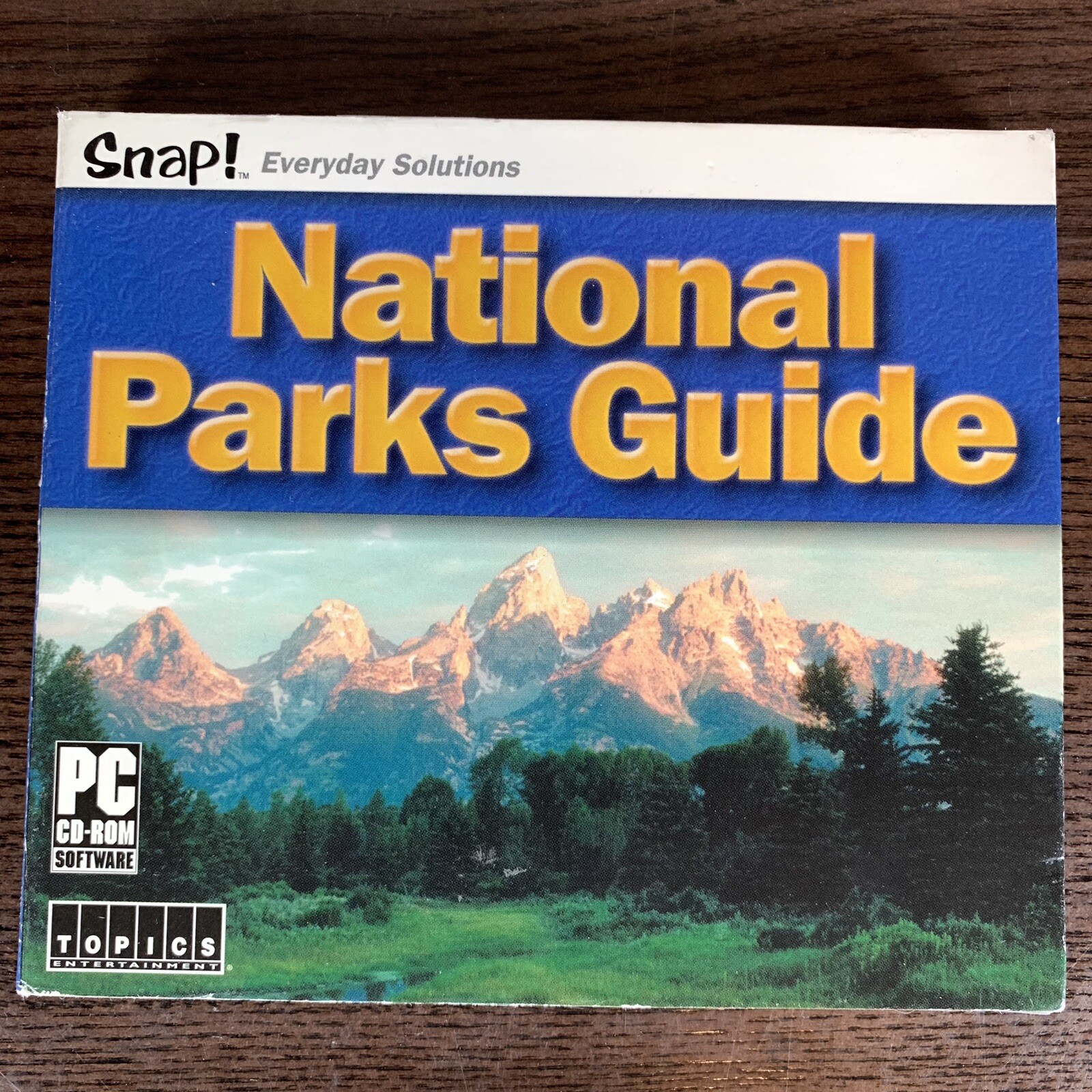 Snap National Parks Guide PC Cd Rom Software Windows 2003 Topics New