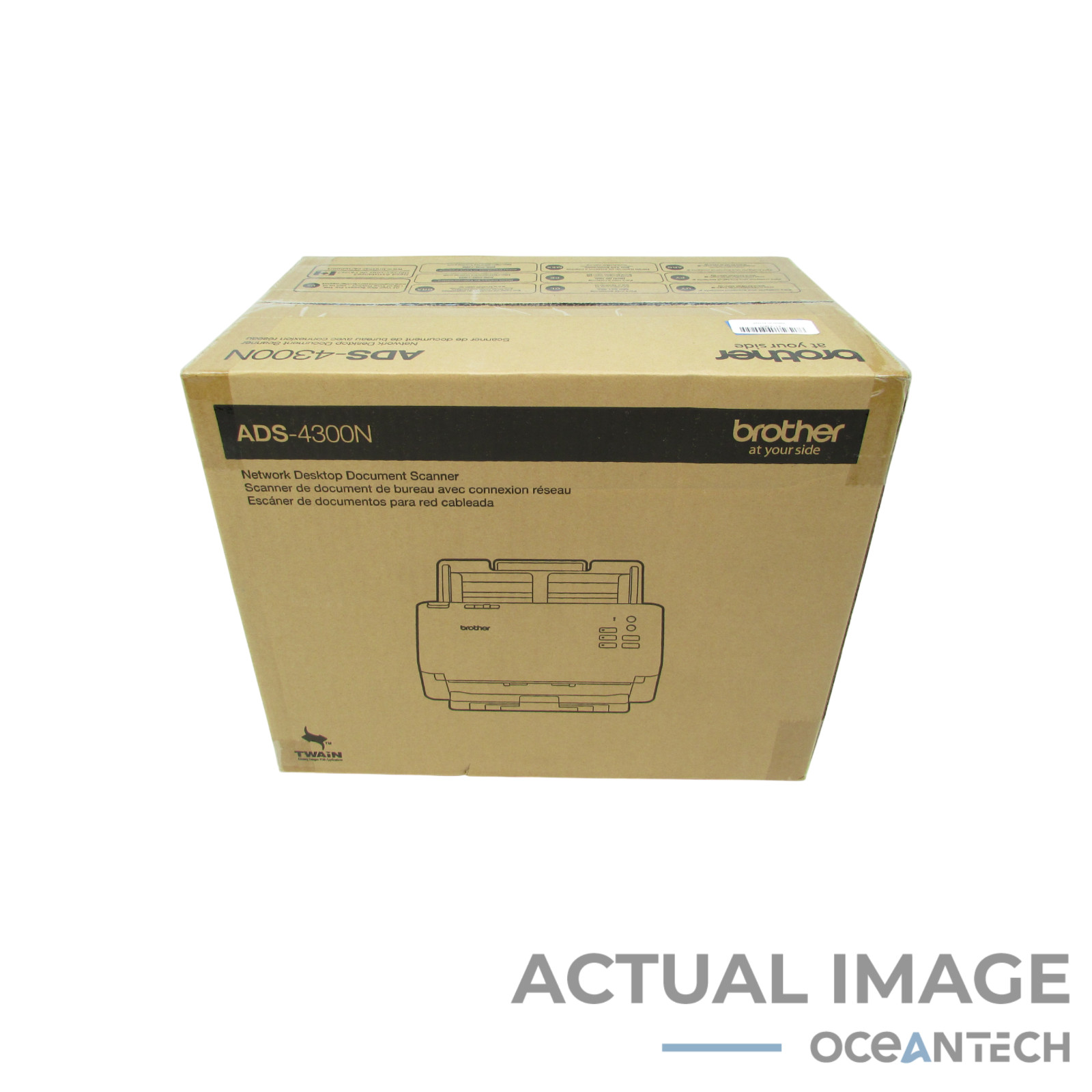 Brother ADS-4300N Professional Desktop Scanner Sheetfed Wireless Fast Scan Speed