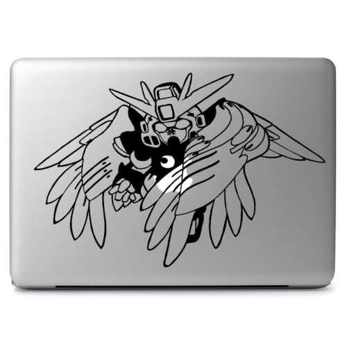 Gundam W 00 Cartoon Vinyl Decal Sticker for Apple Macbook Air & Pro 13" 15" 17''