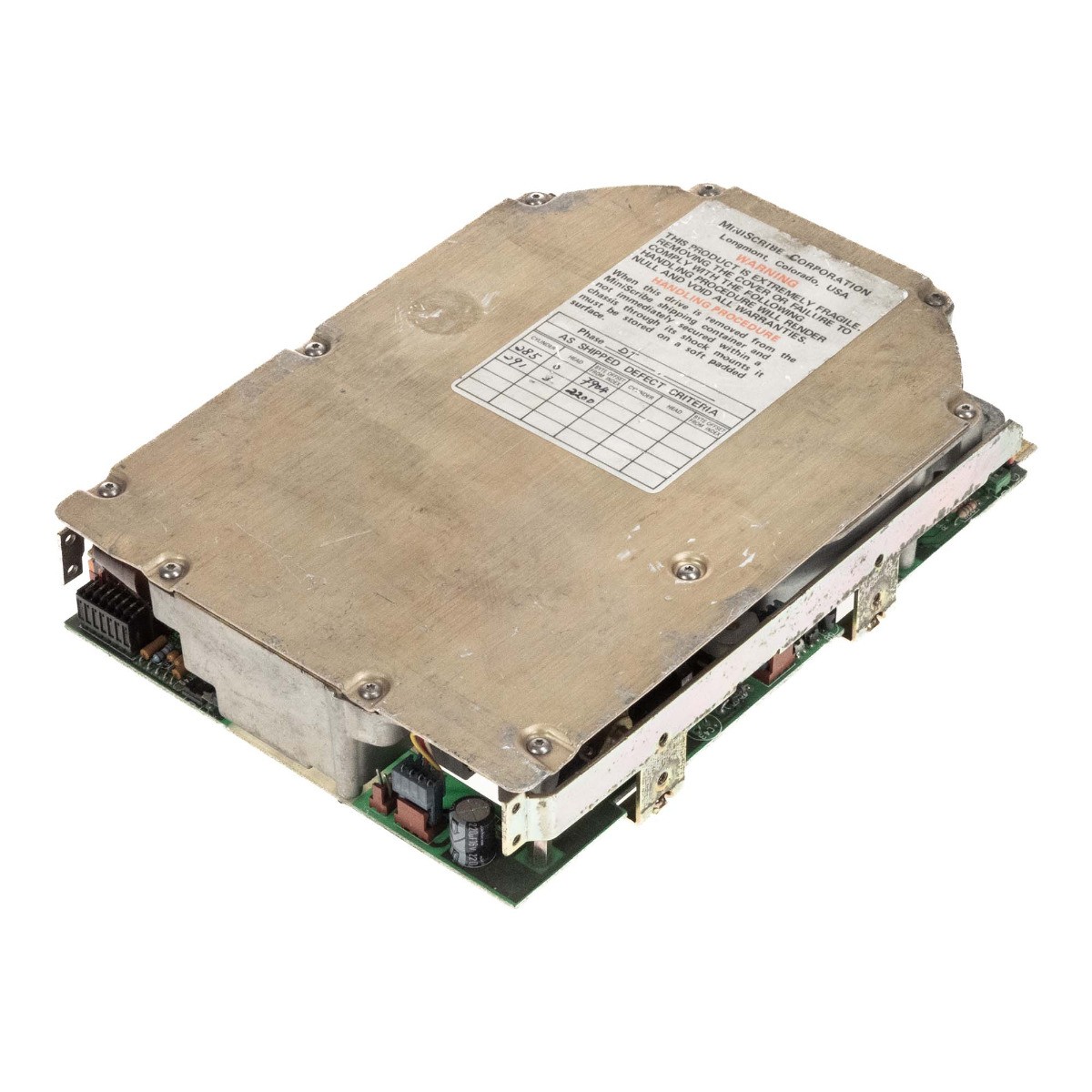 Hard Drive MiniScribe 3425 20MB 3.6K MFM 5.25''