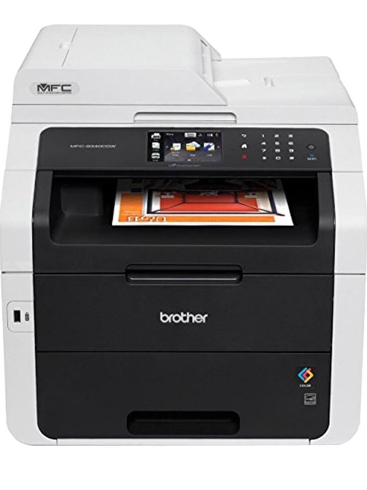RE_NEWED Brother MFC9340CDW- Wireless Color Laser LED All-in-One Printer
