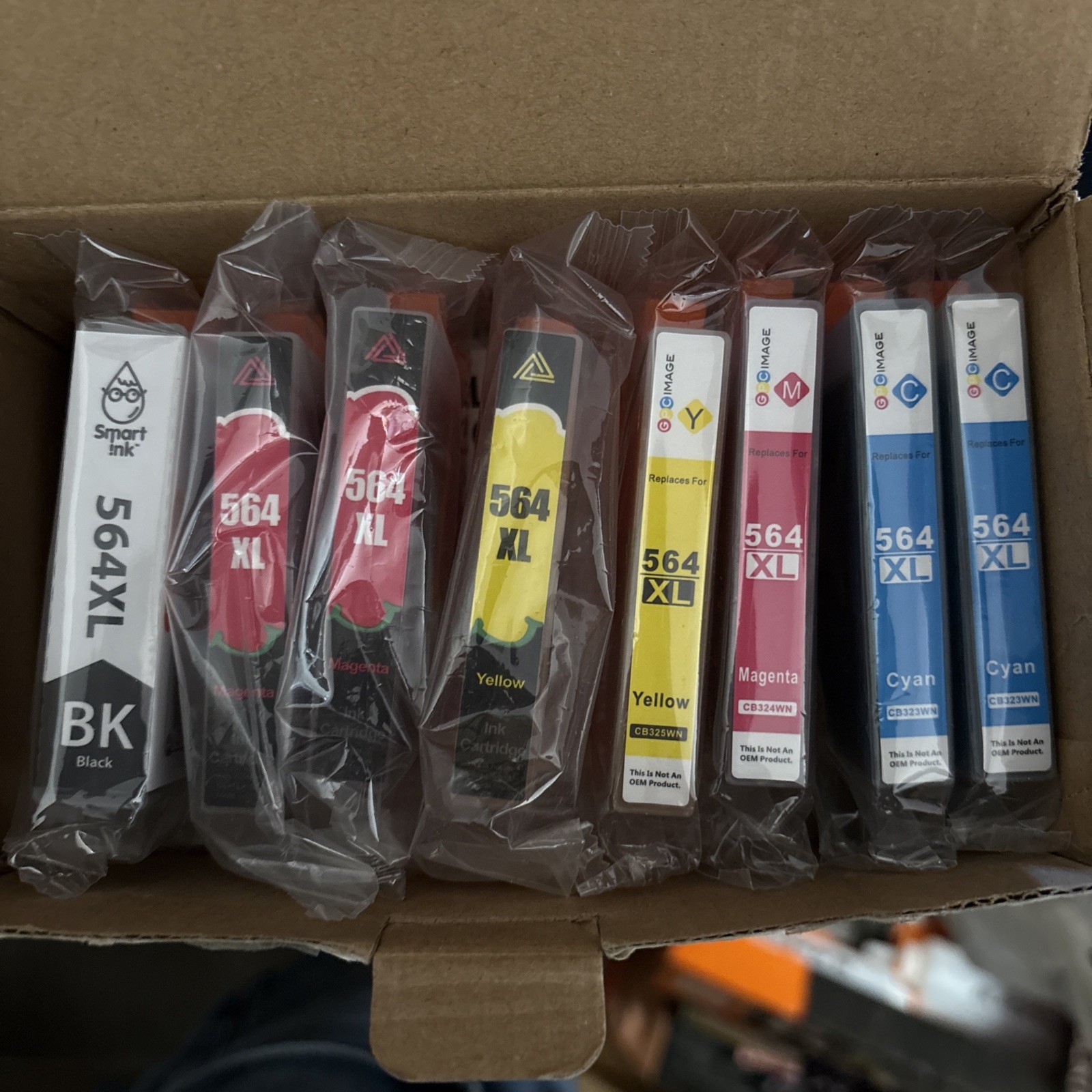 GPC Image 564XL Replacement Ink 8 CARTRIDGE 1 Black 2 Yellow 3 Magenta 2 Cyan