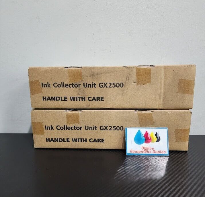 RICOH 405662 AFICIO CL-3000 GX2500 INK COLLECTOR UNIT Lot of 2