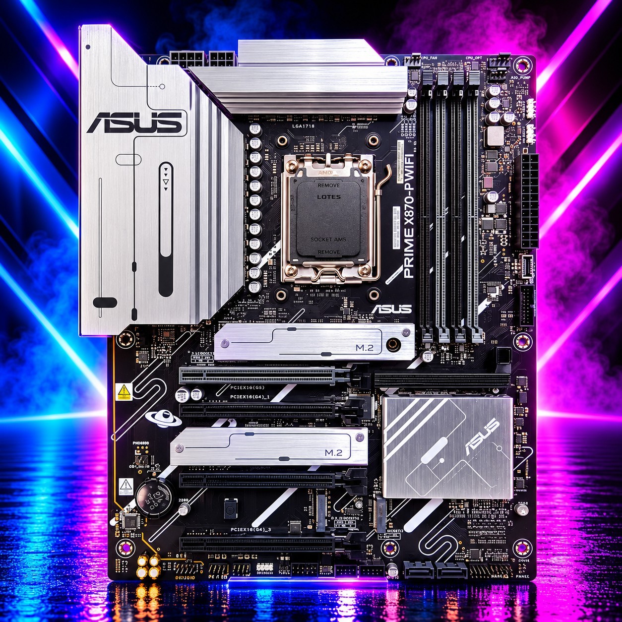 UPDATED BIOS ASUS PRIME X870-P WIFI7 AM5 DDR5 ATX Motherboard