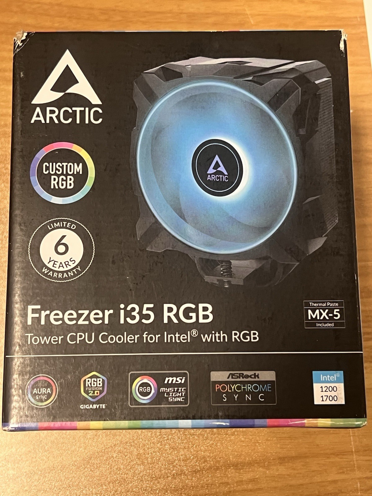 ARCTIC Freezer i35 RGB Tower CPU Cooler For Intel
