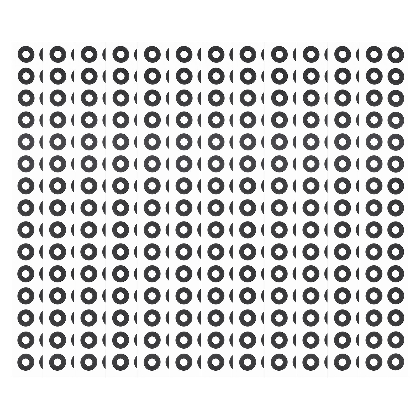 400Pcs Inner 3mm Outer 7mm Diffusion Reflective 3D Scanning Dots