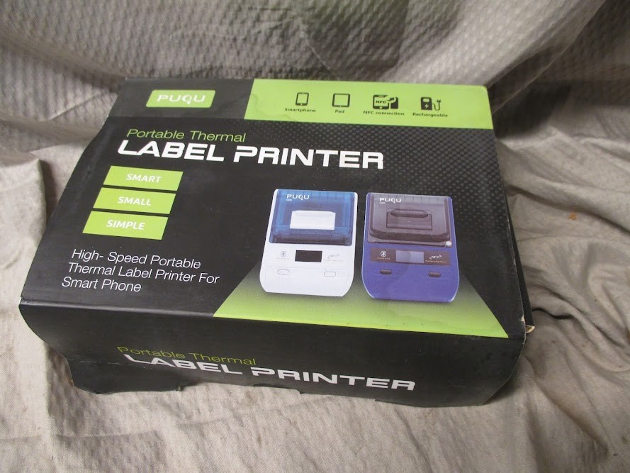 Puqu Q20 Series Portable Thermal Label Printer for Smart Phone | Works Great