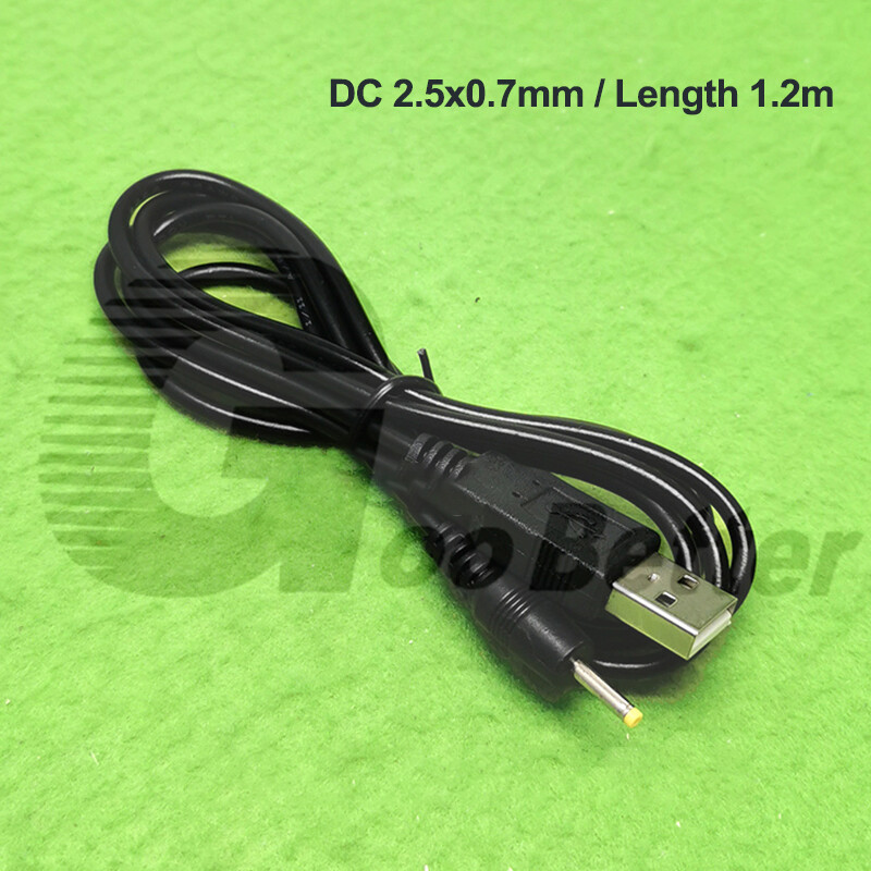 USB to DC Power Jack Male Cable Charging Data Lead 5.5x 2.1/2.5x0.7/4.0x1.7mm