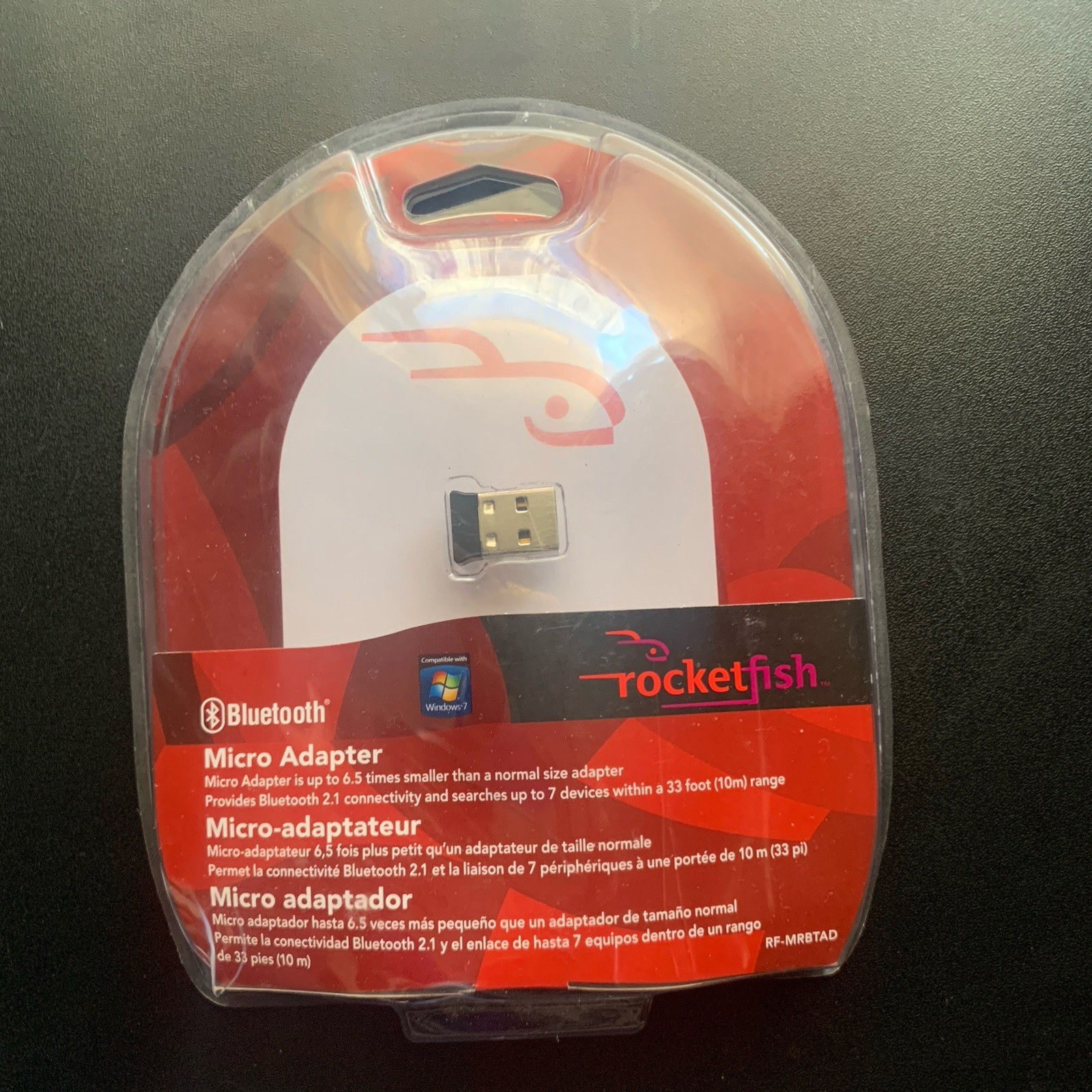 rocketfish Bluetooth Micro Adapter New In Box