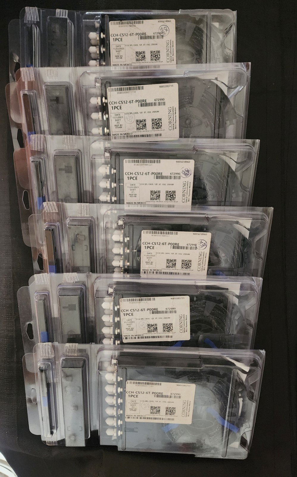 CORNING CCH-CS12-6T-P00RE NEW  QTY 6