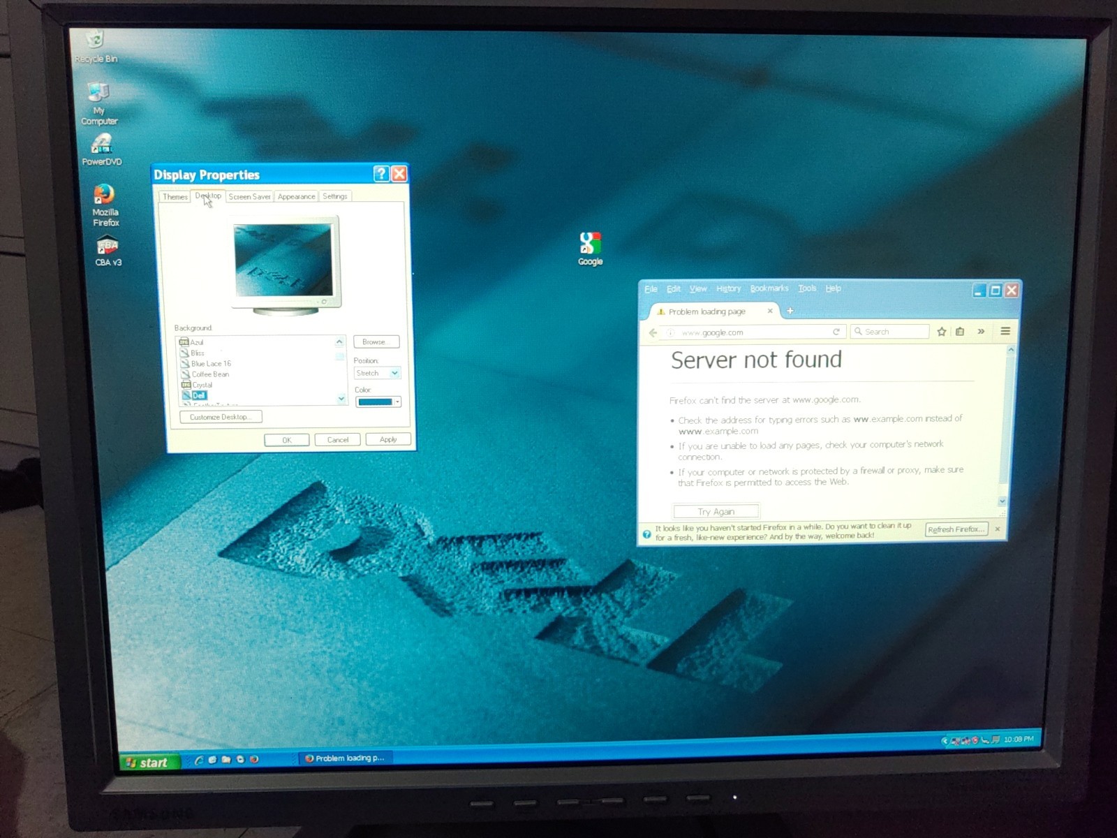 Samsung 213T 1600 x 1200 21" 4:3 ratio LCD Computer Monitor DVI VGA no stand