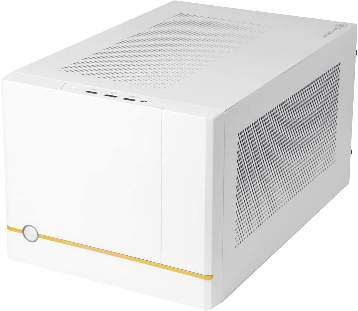 SilverStone Technology SUGO 14, SG14, White, Mini-ITX Cube Chassis