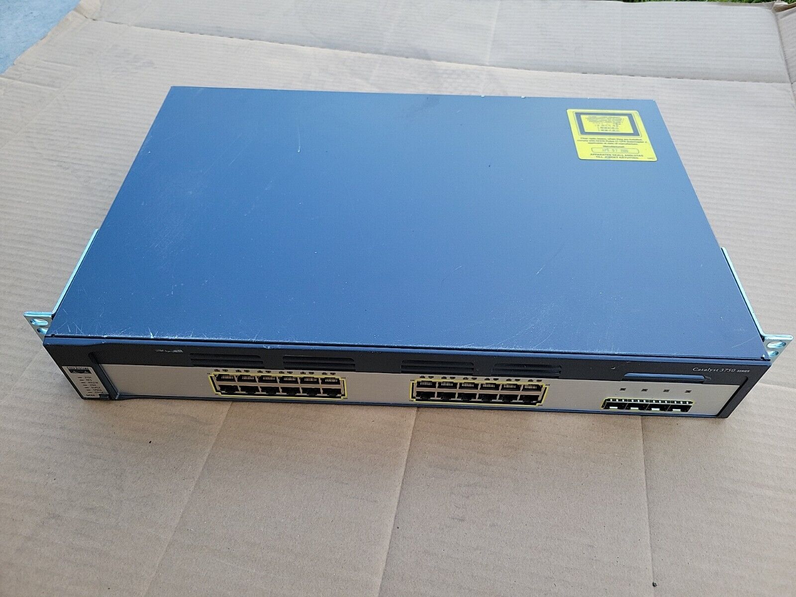 Cisco WS-C3750G-24TS-S 24 Port Managed Gigabit Switch
