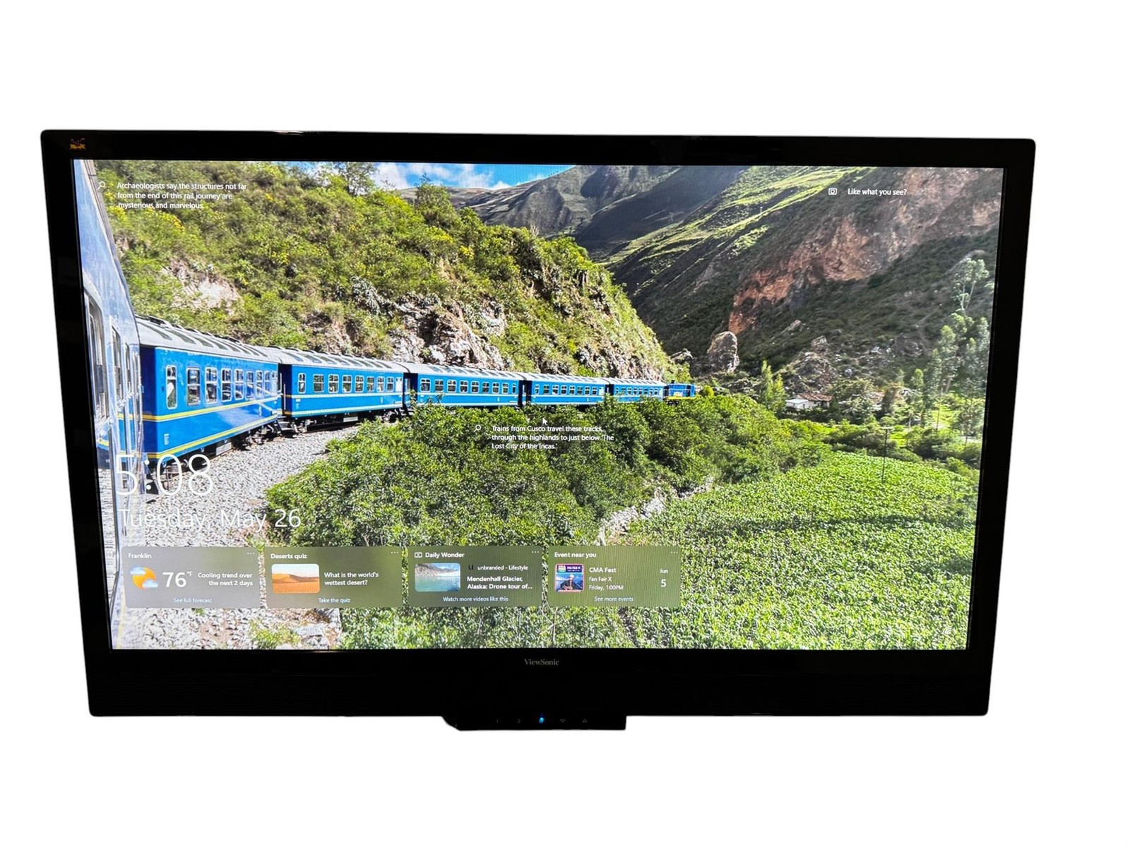 Viewsonic VX258SML 28”LCD 1080P Full HD Flatscreen Monitor NO Stand Grade-C