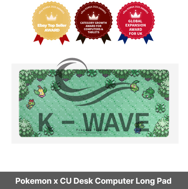 Pokemon x CU Desk Computer Long Pad / Express / Genuine