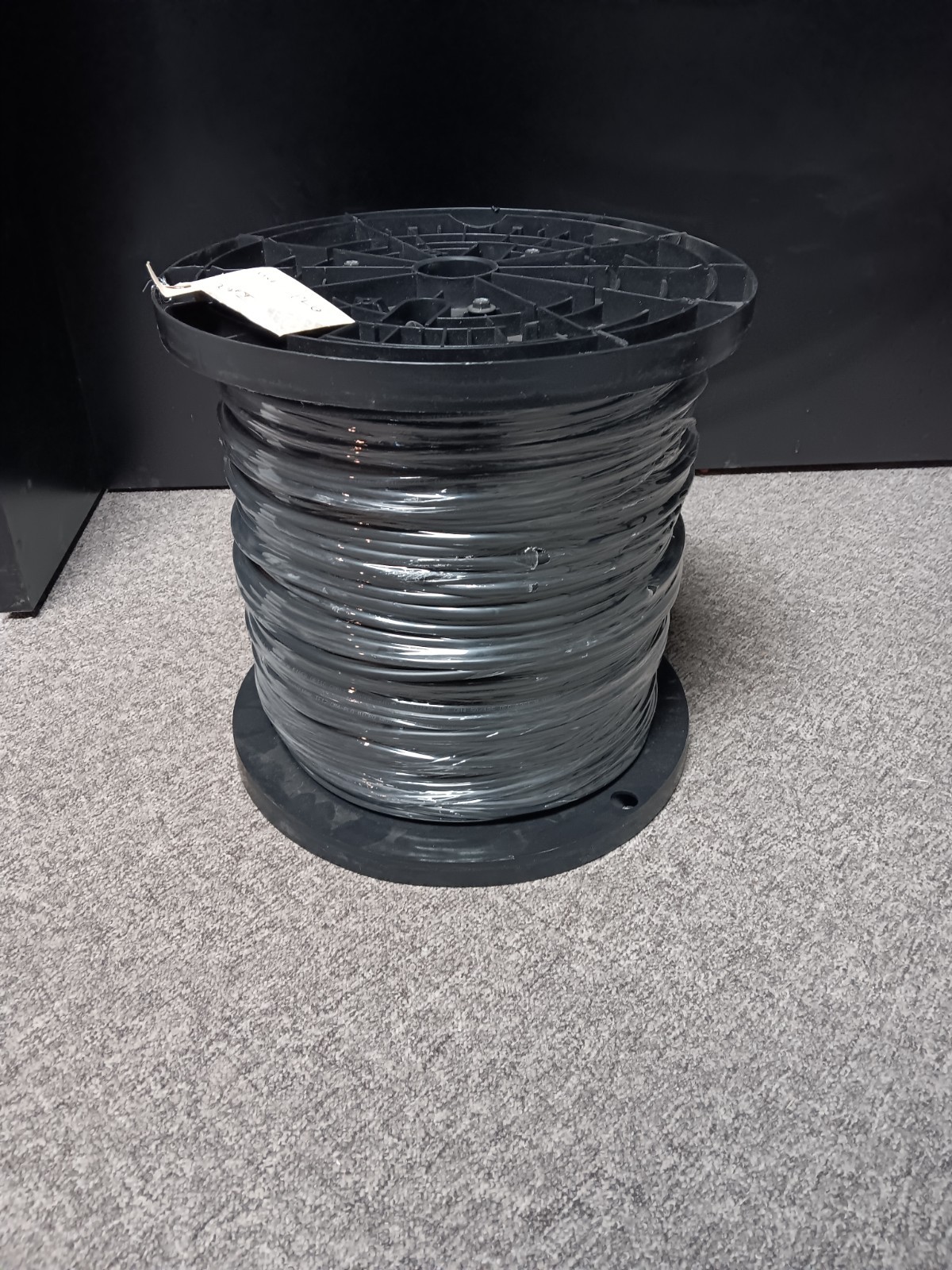 TiniFiber TF12-OM4-PLO 12 Strand OM4 Micro Armor Fiber Cable Black Plenum 1300ft