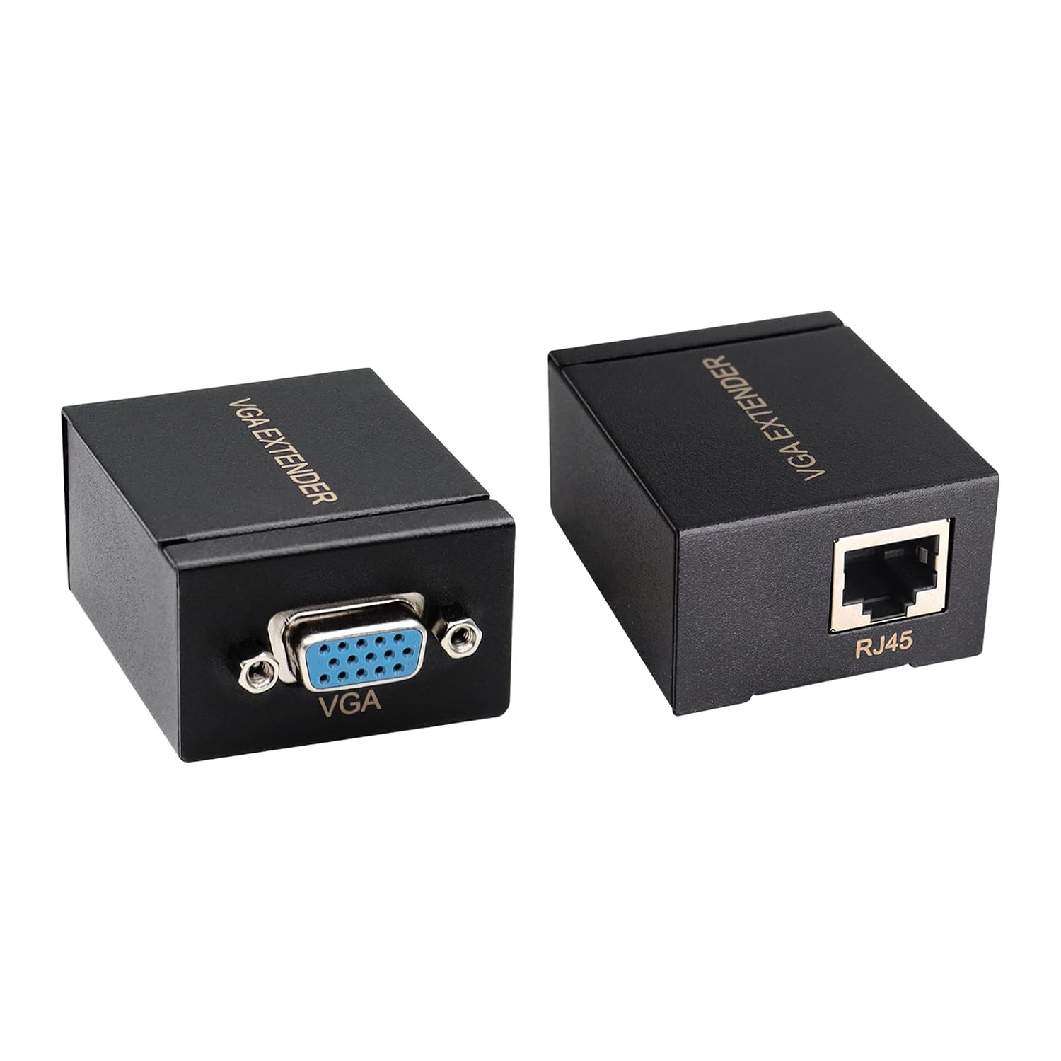 2 Pack VGA Extender Adapter, VGA to RJ45 over Cat5E/Cat6 Ethernet Cabl