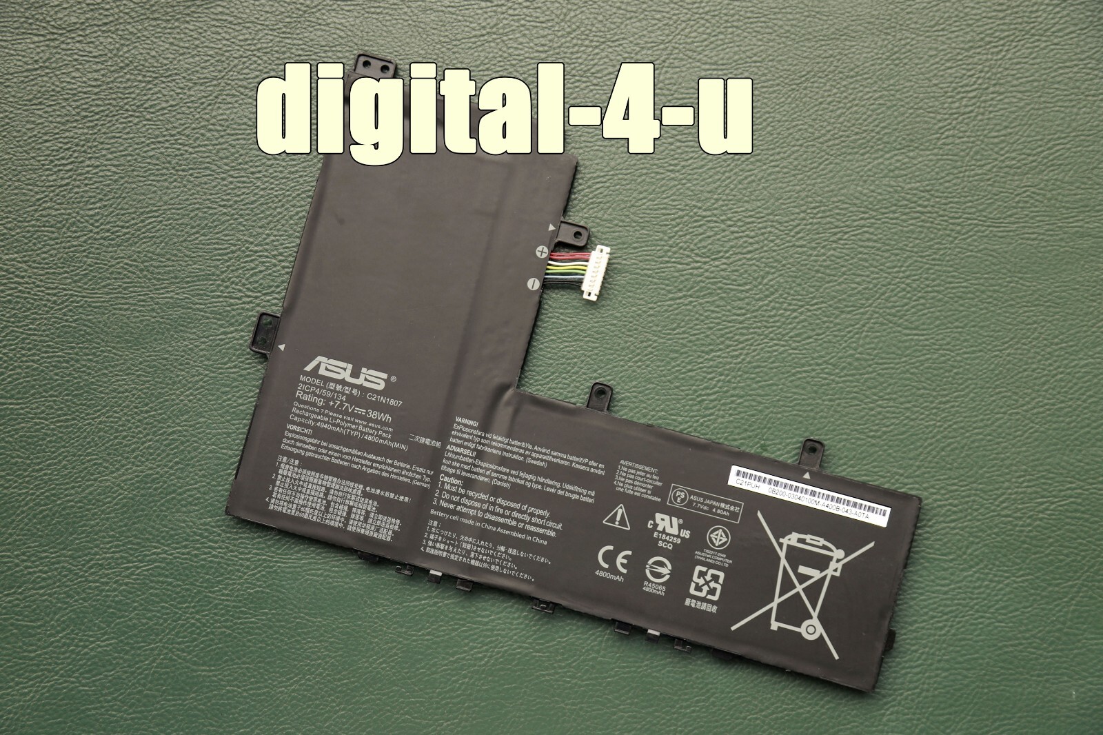 Genuine C21N1807 Battery for ASUS Chromebook C223NA C223N-DH02 0B200-03040000
