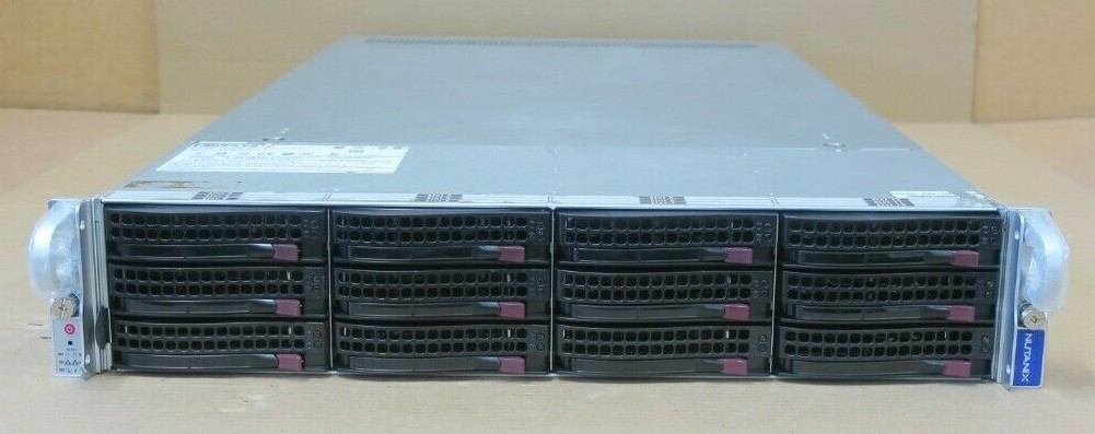 Supermicro SuperServer CSE-829U X10DRU-i+ 12x 3.5" SAS HDD Bay CTO 2U Server