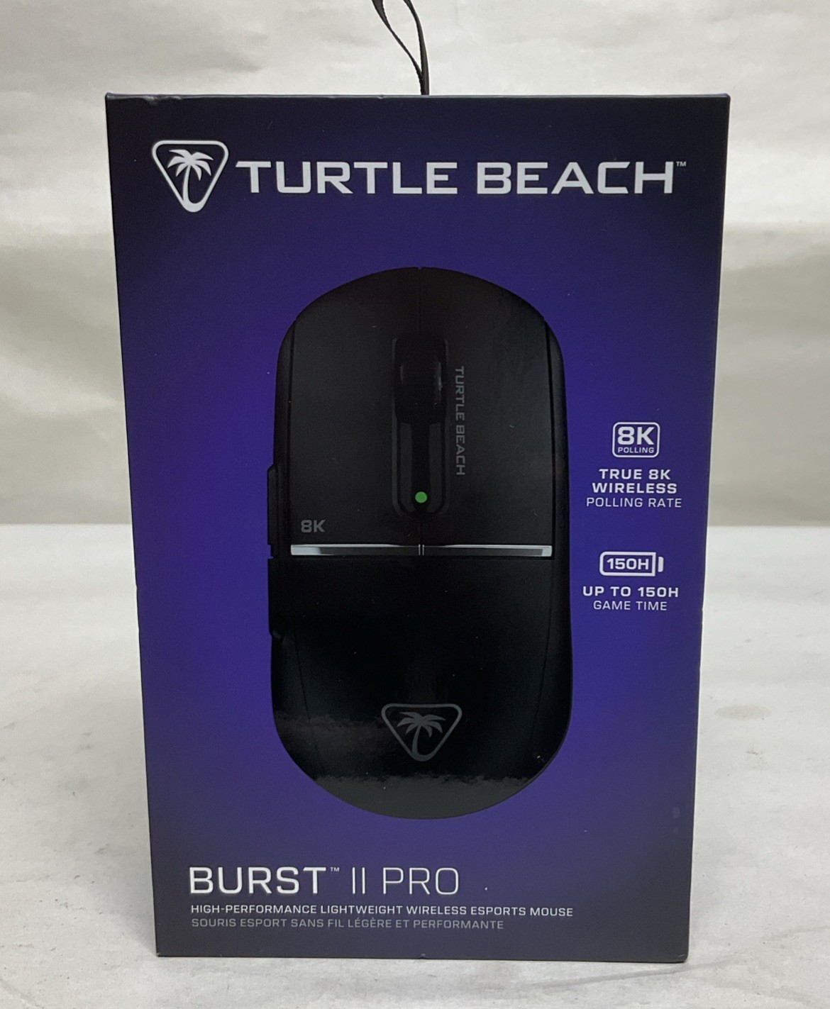 Turtle Beach Burst II Pro Black Wireless Esports Gaming Mouse - 8K polling, 57g 