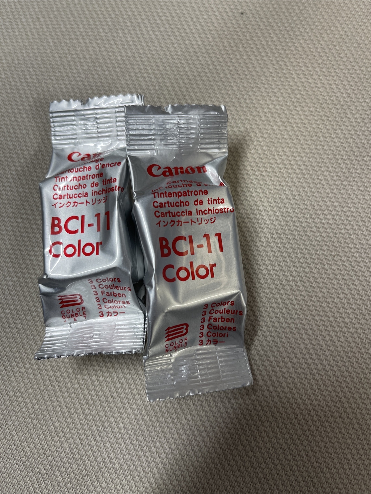 2 Genuine Canon BCI-11 Color Ink Cartridge