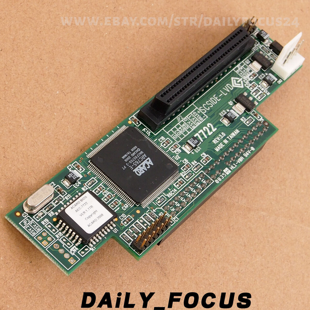 AEC-7722 IBM aCard IDE to LVD-SCSI Bridge Adapter IDE device to SCSI interfa