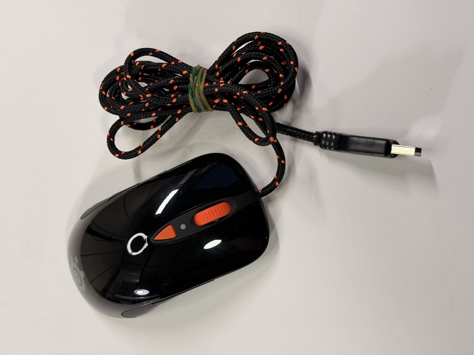 SteelSeries Sensei RAW Heat Orange Gaming Mouse - TESTED - CABLE ENFORCED