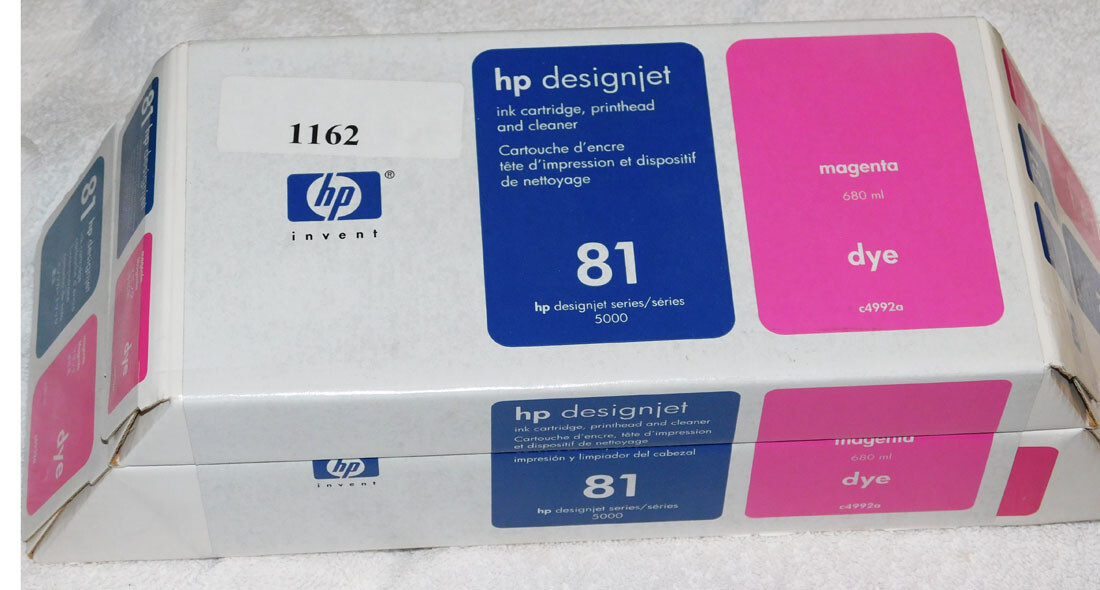 HP 81 Magenta INK & Printhead & Cleaner C4992A VALUE PACK - DJ 5000 5500 5500ps
