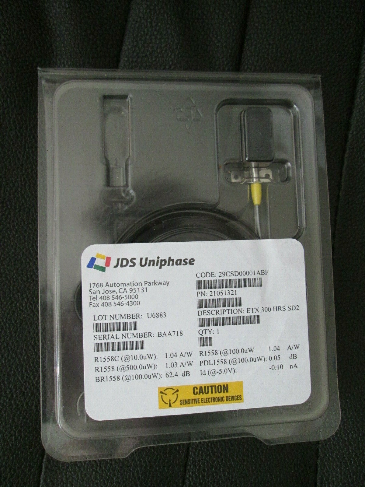 Optical Detector JDSU Uniphase ETX 300 HRS SD2 CHEAP