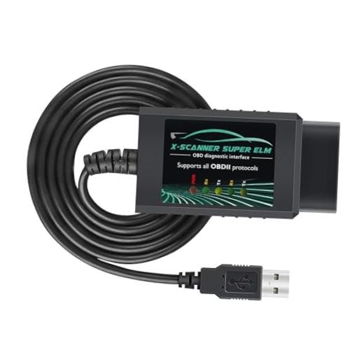 OBD2 Adapter USB ELM327 Scanner with FT232RL 18F25K80 V1.4 Original ELM327 USB
