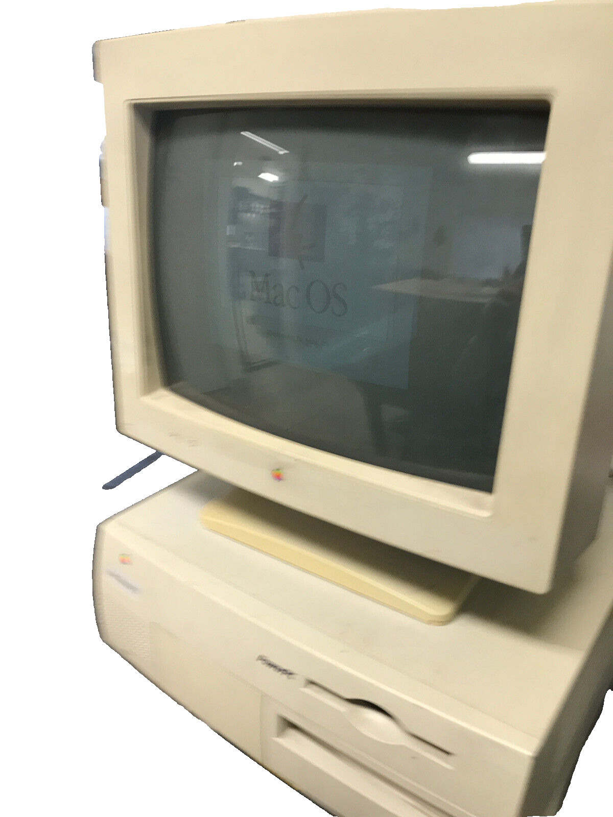 Vintage Apple Power Macintosh G3 PowerPC Computer & CRT DIM | M3979 M1787 NO HDD