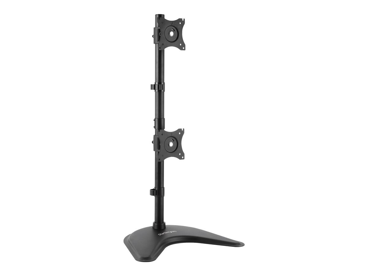 StarTech Vertical Dual Monitor Stand - Monitors 13" to 27" - ARMBARDUOV
