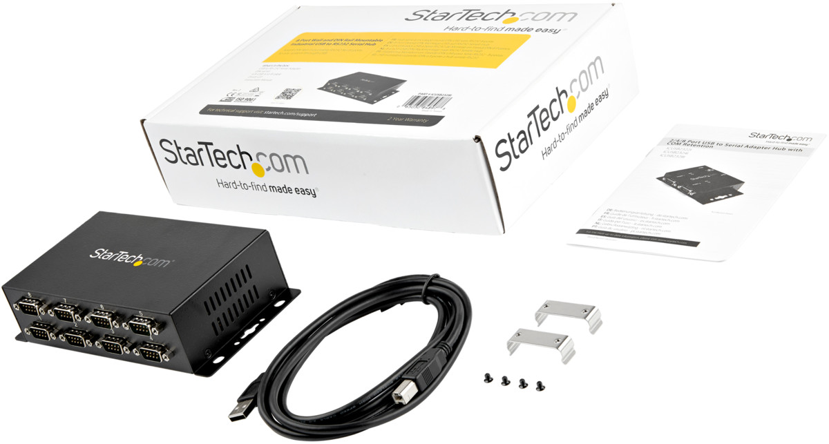 Startech ICUSB2328I USB to RS-232 Serial Adapter Hub 8 Port