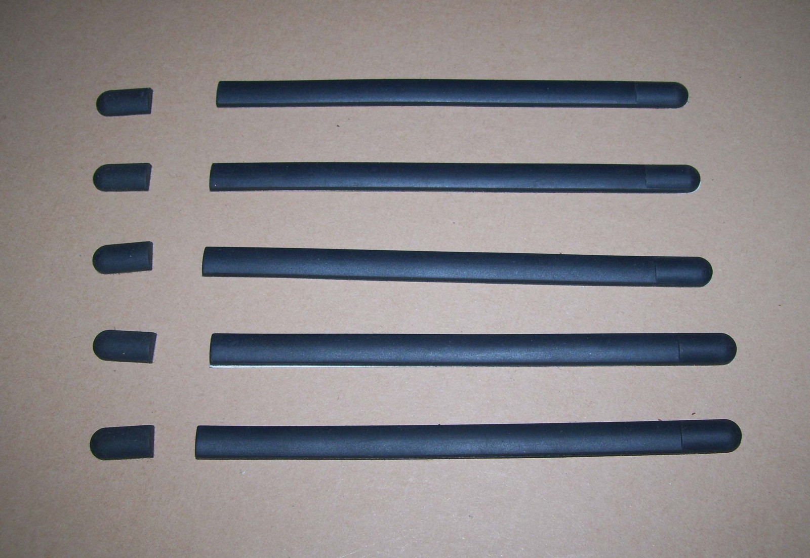 NEW 5 x Atari Portfolio pocket PC computer DIP rubber feet genuine spare parts