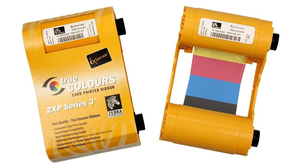 ZEBRA 800033-348 YMCKOK High Capacity Color Ribbon for ZXP Series 3 Card Printer