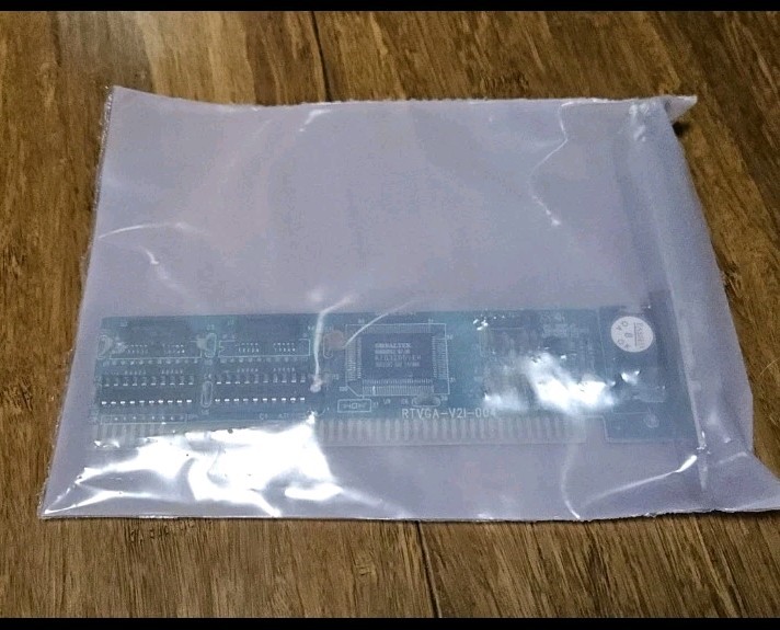 NOS ​Realtek RTVGA-V21-004 RTG3105iEH ISA VGA Video Card 256KB Vintage Retro PC
