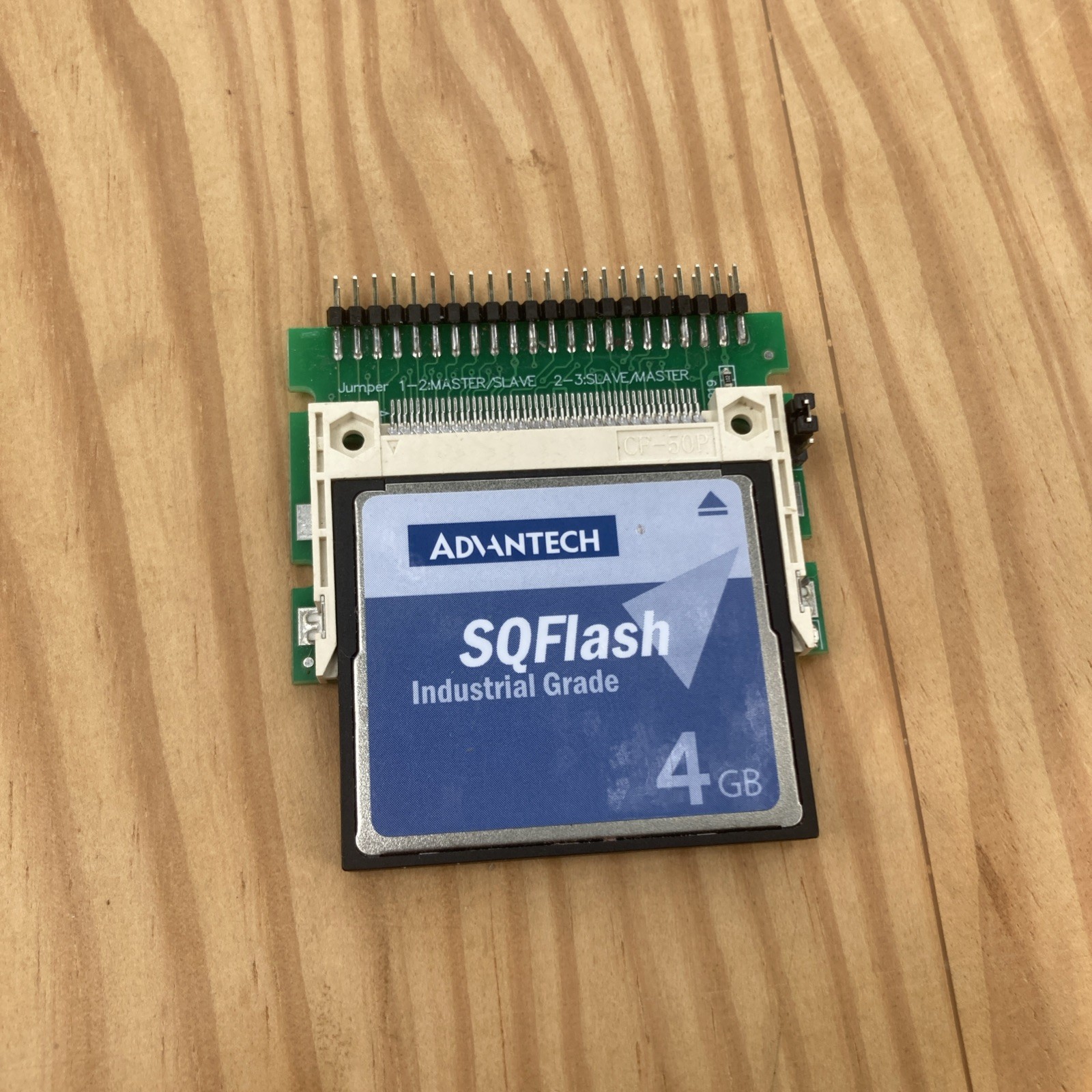CF to IDE44 2.0mm Adapter + Advantech SQFlash Industrial Grade 4GB CF Card