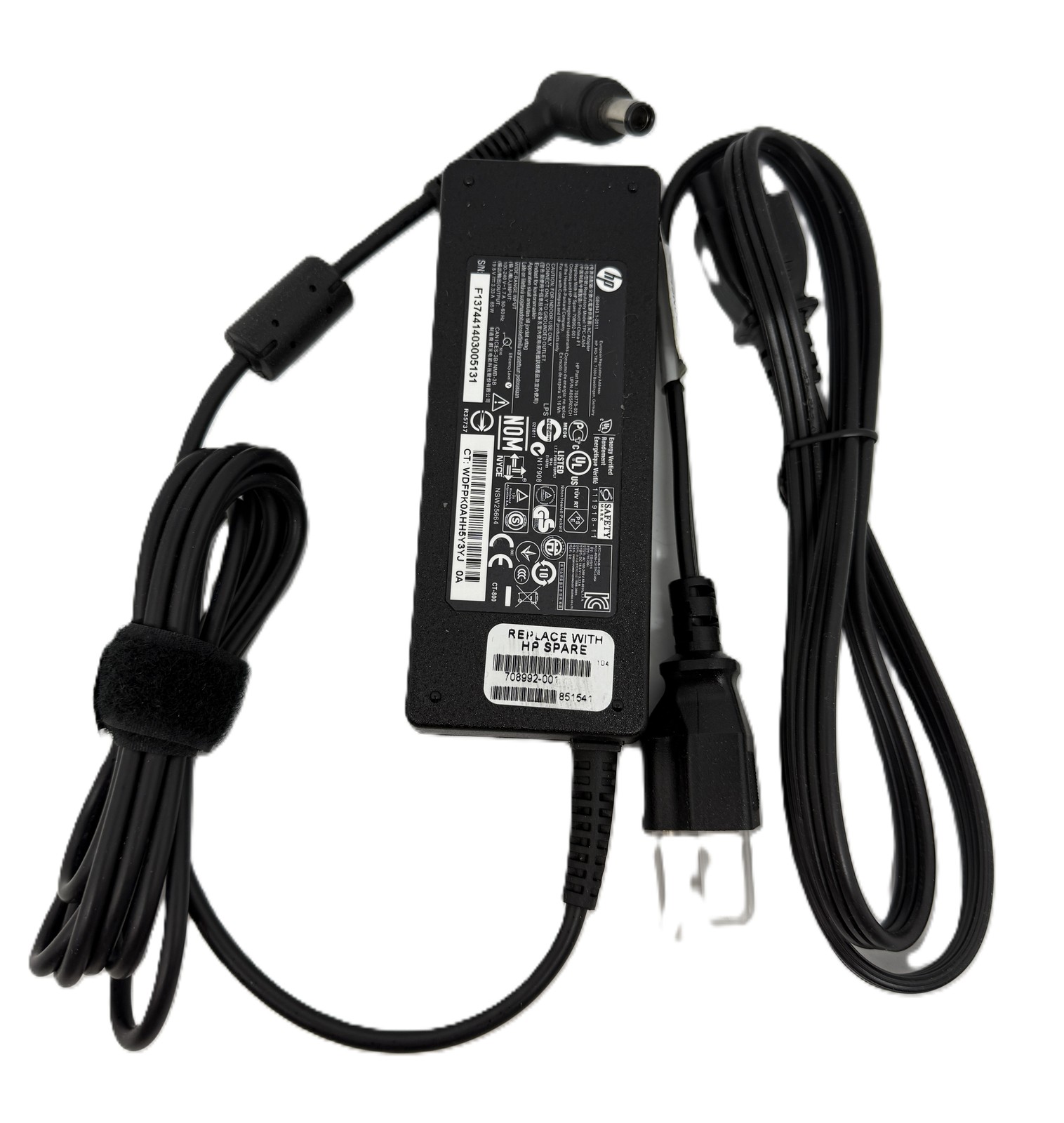 Genuine OEM Charger AC Adapter for HP EliteBook 840-G1, 840-G2, 850-G1, 850-G2